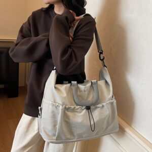 2026 New Lazy Wind Light Cover Tie Rod Fitness Expandable Dry And Wet Separation Luggage Travel Bag