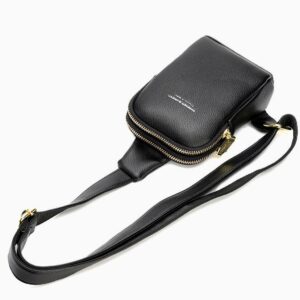 2026 New Texture Pu Breast Simple Single Crossbody Wide Shoulder Strap Leisure Motorcycle Bag Women