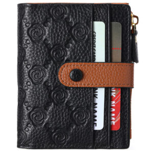 FIRD Anti-theft Wallet For Women, Short Style, Simple, Large Capacity, Multifunctional, Zipper Wallet, Card Holder,