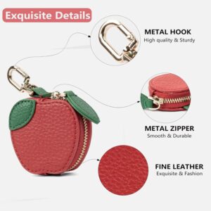 Cute Charm,Mini Leather Coin Change Purse & Pouch Holder Keychain Charm Handbag Tote Wallet Airtag Accessories,Kawaii