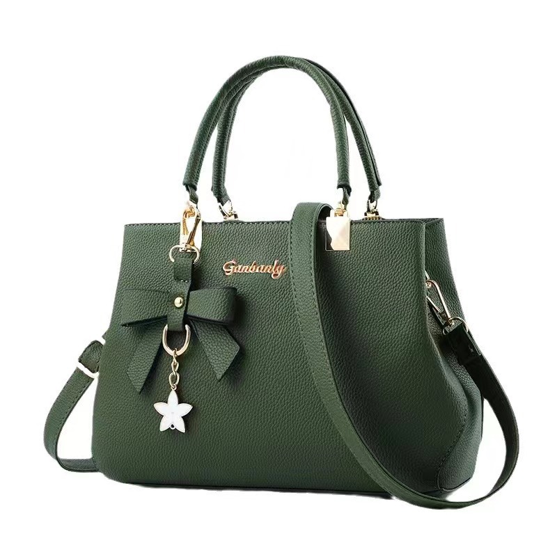 Women's Bags trend large capacity handbag texture shoulder messenger bag - Image 7