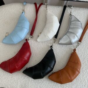 2026 New Trendy Cute Croissant Design Sense Niche Mini Coin Purse Shoulder Crossbody Lipstick Women’s Bag