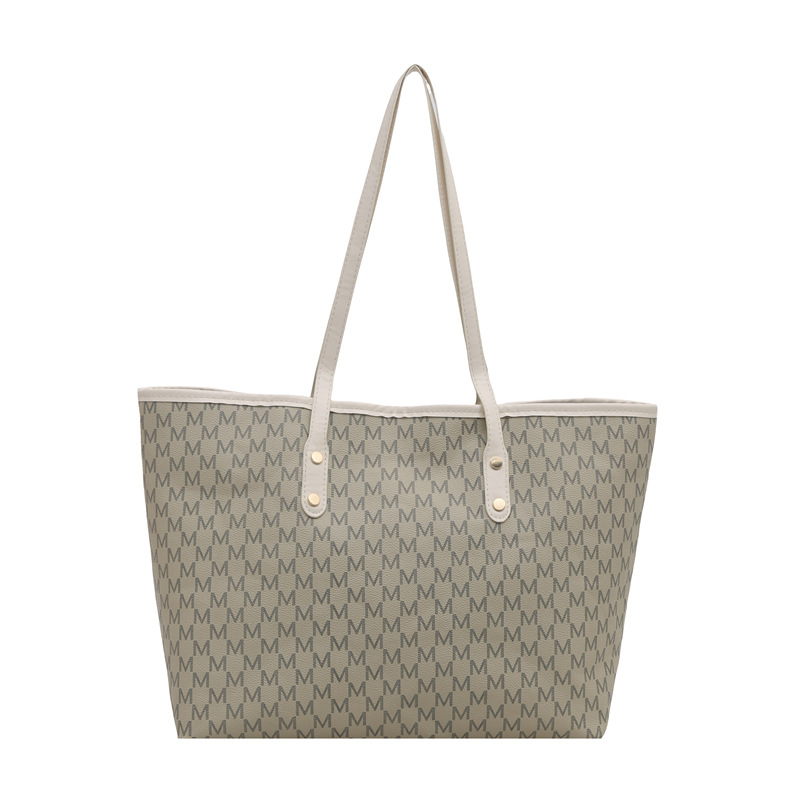 2026 New Women's Simple Fashion Letter Print Shoulder Tote Bag - Image 6