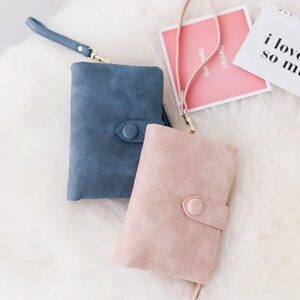 Cross-Border New Matte Wallet Short Korean Version Student Fresh Cute 70% Off Multiple Card Slots For Women