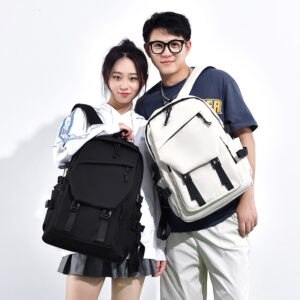 Fashionable minimalist couple backpack, backpack