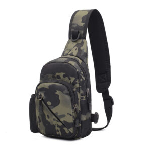 Men’s Camouflage High-end Messenger Multifunctional Large-capacity Leisure Outdoor Sports Waterproof Tactical Breast Bag