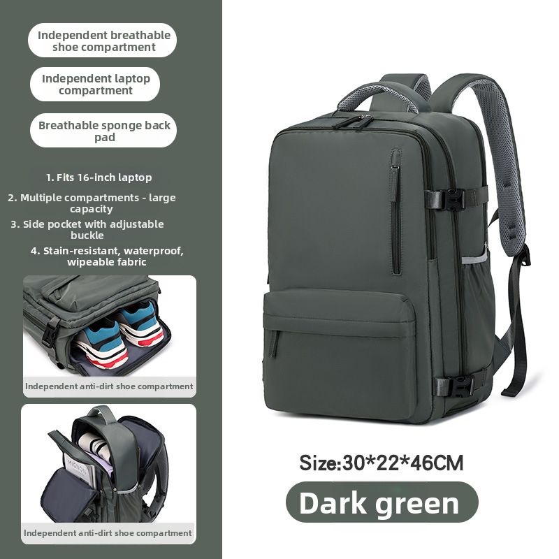 Men's And Women's Lightweight Large Capacity Backpack Short-distance Travel Bag - Image 2