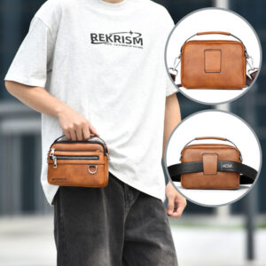 Multifunctional Waterproof Messenger High End Versatile Simple Men’s Small Shoulder Bag Men