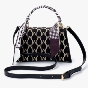 Street trend R letter square niche light luxury high-end shoulder western style small fragrance portable messenger bag