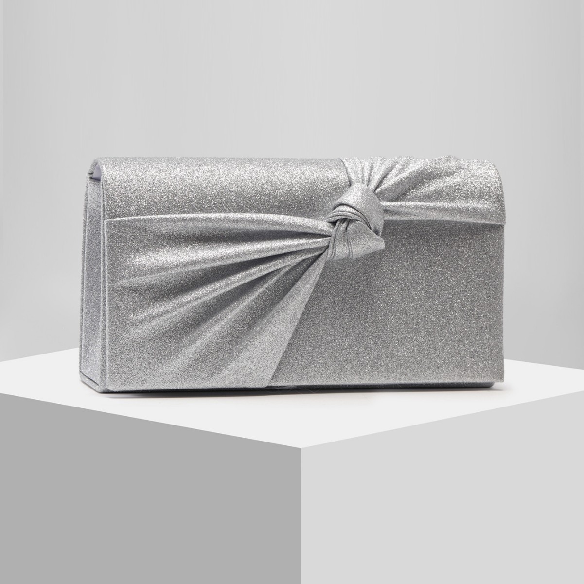 Ladies' Pleated Shiny Banquet High-end Evening Dress Bag, Handbag, Wedding Gift Bag - Image 4
