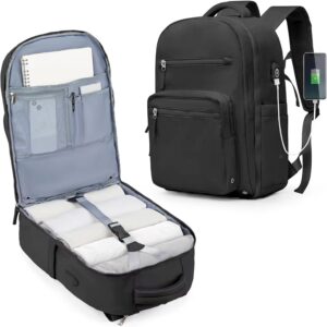 Happypeople Large Capacity Lightweight Travel Waterproof Unisex Carry-On Backpack With Laptop Compartment, Durable