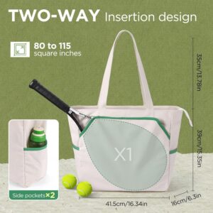 Large Capacity Tennis Tote Bag Portable Sports Racket Backpack For Badminton Storage