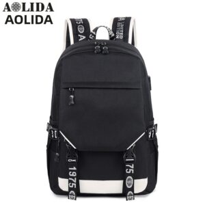 Heat Transfer Printed For Men College Style High School Students Oxford Water Resistant Travel Backpack