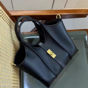 Women’s Canvas Large Capacity Vegetable Basket Bucket Casual Commuter Handbag Crossbody Bag