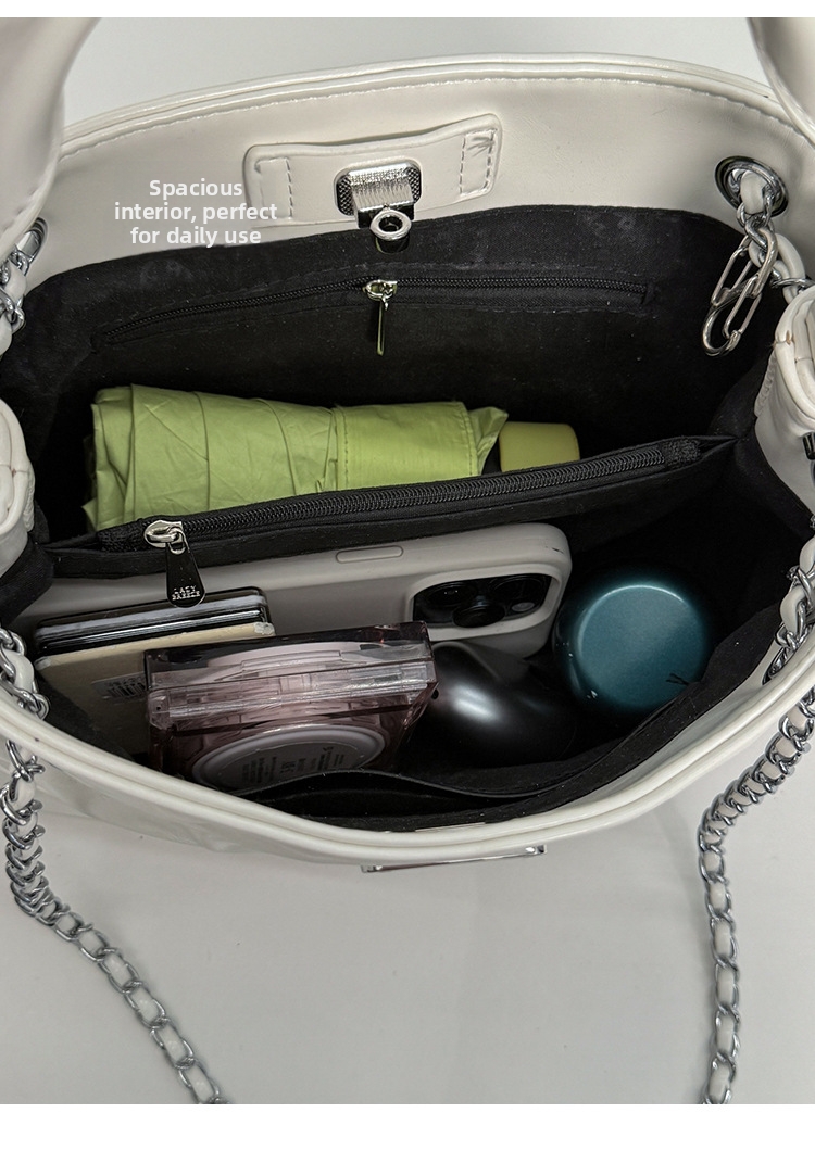 Spacious Women's Commuter Bag High End Versatile Shoulder Bucket Multi Purpose Backpack New Style - Image 6