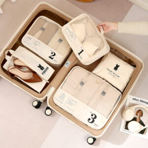 Seven Piece Set New Cross Border Travel Storage Bag Waterproof for Luggage Clothes And Shoes Functional Bags