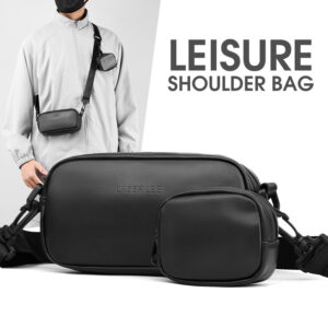 Men’s Messenger Mini Small Hanging Outdoor Travel Mobile Phone Change Key Diagonal Shoulder Bag