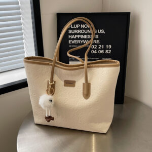 Tote For Women 2026 New Large Capacity Commuter Spring Summer Versatile Shoulder Fashionable College Student Class Bag