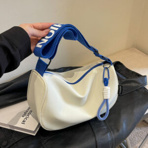 Waterproof Oxford Cloth Large Capacity Dumpling For Women, Niche New Versatile Sports Casual Crossbody With Lettering