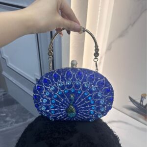 2026 New Diamond Set Handbag Wedding Shoulder Crossover Banquet Party Bag