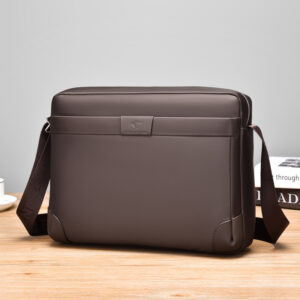 Men’s Durable Oxford Crossbody Bag – Large Capacity Business Shoulder Pack (Lightweight, Water-Resistant, Perfect For