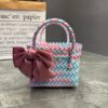 Pink blue (with bow)
