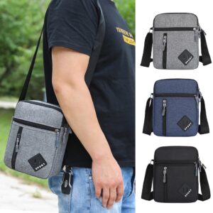 2026 Men’s Messenger Bag Crossbody Shoulder Bags Men Small Sling Pack For Work Business Waterproof Oxford Packs Satchel