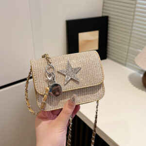 High-End Mini For Women 2026 New Summer Versatile Niche Design Crossbody Quilted Chain Small Square Bag