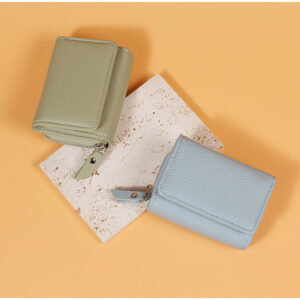 2026 Premium PU Leather Mini Short Large Capacity Women’s Creative Zero Wallet Coin Card Bag
