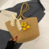 Khaki with yellow flowers