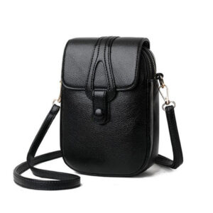 Vintage Fashion Small Shoulder Bags For Women Retro PU Leather Crossbody Phone Purse Messenger Bag Handbag Pouch