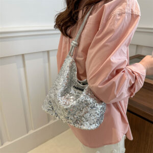 Fashion Sequin For Women 2026 Summer New High-Value Shoulder Underarm Versatile Crossbody Bag