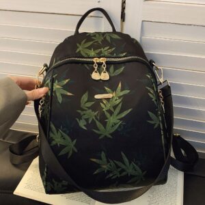 Versatile Travel Backpack Women – Lightweight Durable Polyester With Multiple Pockets, Stylish Print Design, Ideal For