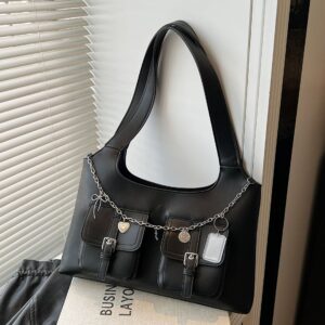 Women’s Bags New Style Going Out Chain Motorcycle Trend All Match Hobo Bag Handbag