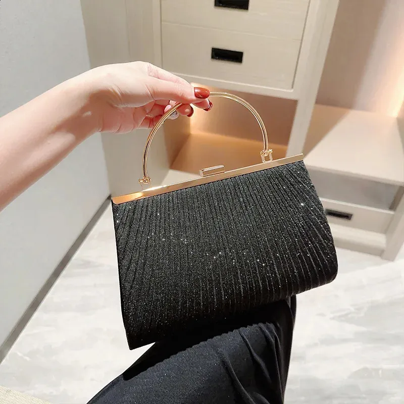 Moon Womens Handbag Y Almond Night Clutch Party Chain Shoulder Bag 240826 - Image 4