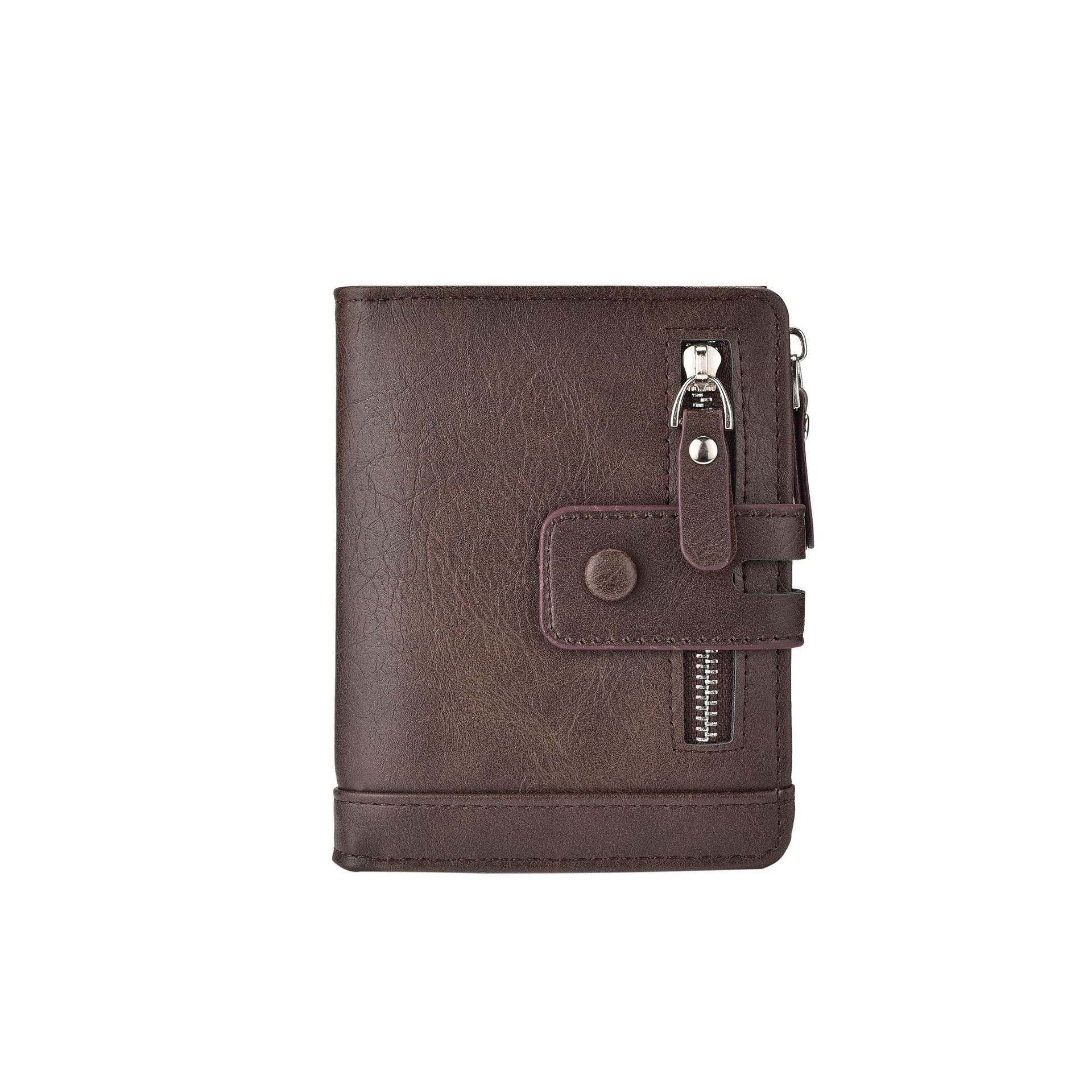 New Men's Zipper Card Multi-card Casual Large Capacity Multi-function Wallet Change Bag - Image 5