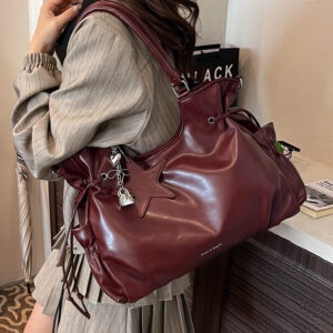 Large-capacity Vintage Women’s For Autumn And Winter, Versatile 2026 New Casual Crossbody Bag, Textured Shoulder