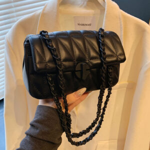 Single Shoulder Niche Design Embroidered Quilted Crossbody 2026 New Fashion Versatile Chain Simple Women’s Bag