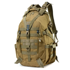 Men’s Multifunctional Military Style Large Capacity Backpack Camouflage Tactical Sports Cycling Hiking Bag for Travel