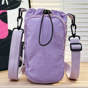 Korean Dongdaemun Solid Color Macaron-colored Phone For Women, Stylish Girl’s Water Bottle Bag, Cycling Shoulder