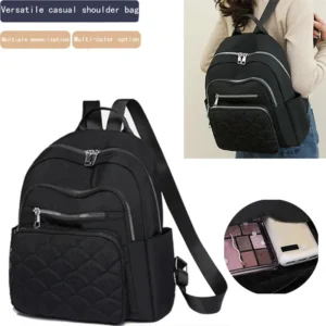 Oxford Cloth Nylon Travel Backpack Womens Casual Fashion Canvas Student Bag 250509