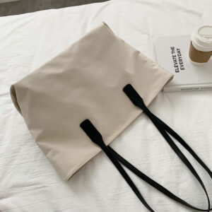 Women’s Large Capacity Shoulder Tote Bag Fashionable Casual Handbag for Autumn Winter 2020 Versatile Simple Design
