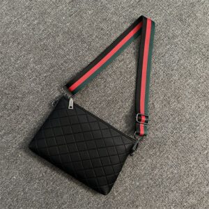2026 New Clutch European And American Business Envelope Shoulder Wallet Soft Leather Men’s Crossbody Bag