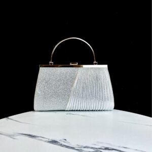 New Evening Handbag Banquet Shiny Square Party Small Bag With Rhinestones Clutch