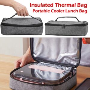 Square Thermal Lunch Large Ice Pack Insulated Cooler Storage Bags Thicken Snack Bag Food Carrier Breakfast Organizer
