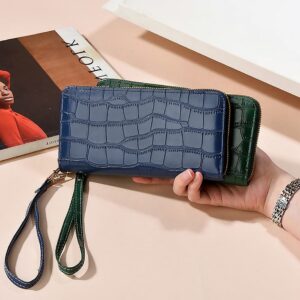 Wholesale Manufacturer Women’s Long 2026 New Fashion Crocodile Pattern Multi-card Slot Wallet Trendy Clutch
