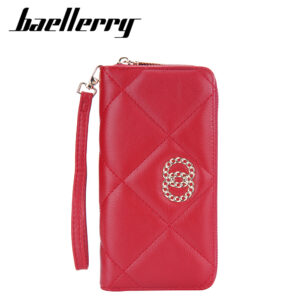 Baellerry New Long Wallet Korean Version Xiaoxiangfeng Multi-card Position Clutch Quilted Women’s Bag Wholesale