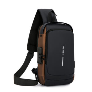 Cross border good quality chest men’s casual shoulder backpack waist business travel crossbody bag wholesale