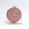 Large Round Rose gold Diagonal