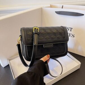 2026 New High-Quality Textured Small Square for Women Internet Celebrity Hot Style Fashion Popular Versatile Shoulder